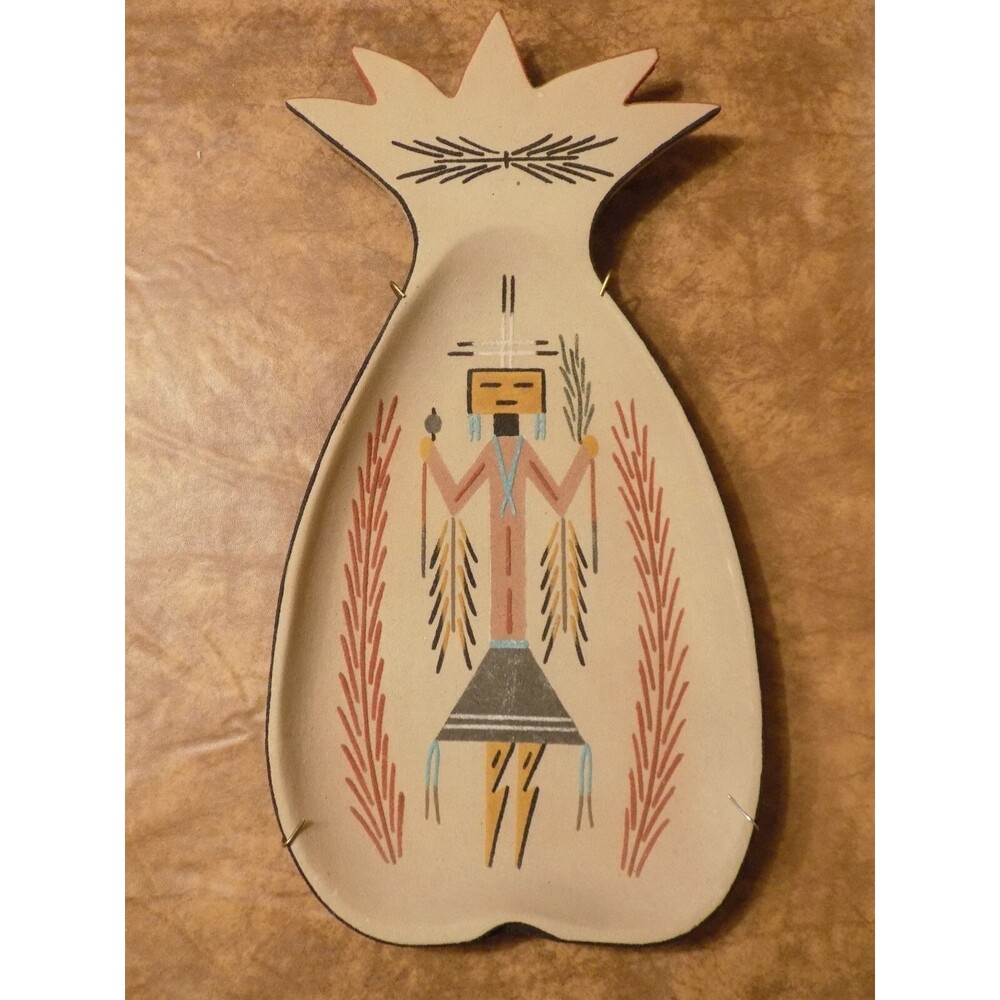 Native American Navajo Sand Painting Yei Wall Picture Decor